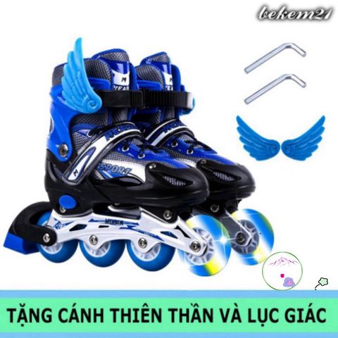 Giày Trượt Patin Phát Sáng Trẻ Em - Batin QF Thế Hệ Mới, Chất Liệu Bền Bỉ, Thời Trang, Tặng 2 Cờ Lê - Giá Rẻ Nhất Thị Trường
