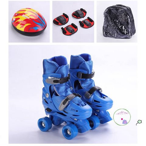 Giày Trượt Patin Hai Hàng Bánh Cao Cấp - Combo Balo & Bộ Bảo Hộ An Toàn, Chất Liệu Bền, Thiết Kế Thoáng Khí, Tốc Độ Cao