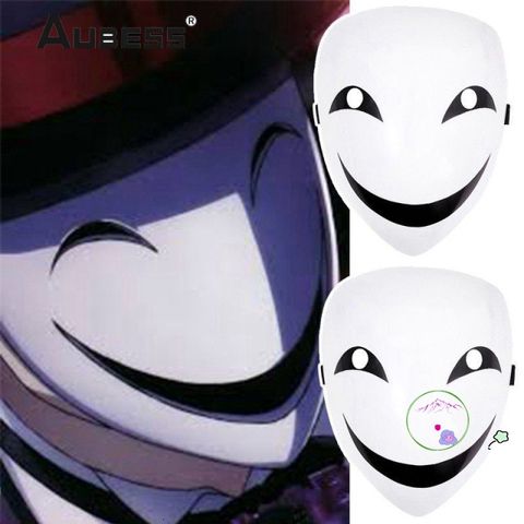 Mặt nạ anime Kagetane Hiruko Burakku Buretto - Mặt nạ toàn mặt độc đáo cho tiệc Halloween và hóa trang thời trang unisex
