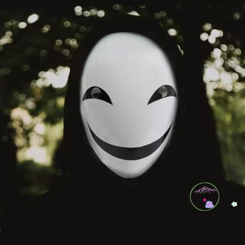 Mặt nạ anime Kagetane Hiruko Burakku Buretto - Mặt nạ toàn mặt độc đáo cho tiệc Halloween và hóa trang thời trang unisex