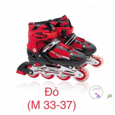 Giày Patin Cao Cấp Phát Sáng Điều Chỉnh - Giày Trượt Cho Người Lớn & Trẻ Em Mẫu Mới 2024, An Toàn và Thoải Mái Khi Chơi Thể Thao