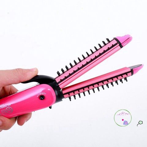Lược Điện Đa Năng NOVA NHC-8890 - 3 Trong 1 Uốn Xoăn, Duỗi Thẳng, Dập Xù An Toàn Cho Tóc - Thiết Kế Nhỏ Gọn, Tiện Lợi