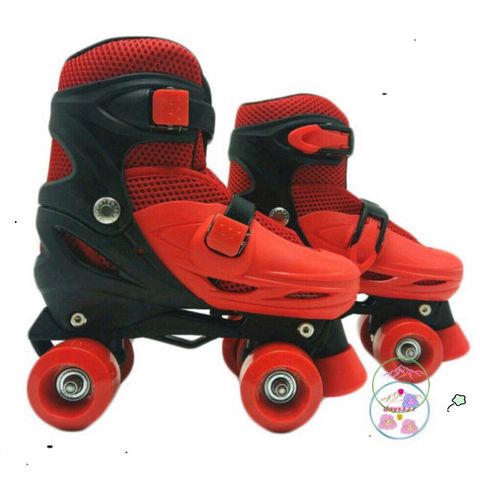 Giày Patin 4 Bánh An Toàn Thiết Kế 2 Hàng Cho Bé - Giày Trượt An Toàn, Dễ Dàng Lướt Ngay!