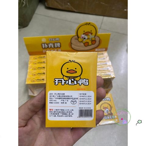 Bộ Bài Poker Mini Vịt Vàng 54 Lá Ngộ Nghĩnh - Đồ Chơi Thú Vị Cho Trẻ Em và Nhà Búp Bê, Kích Thước Nhỏ Tiện Dụng