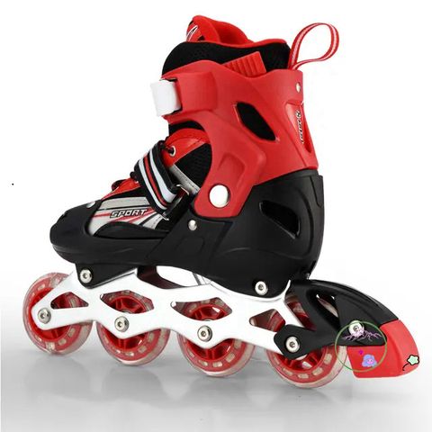 Giày Patin Phát Sáng Spots - Hồng Tím, Đen, Xanh, Có Combo Bảo Hộ Đầu Gối, Khủy Tay cho Trẻ Em, Thiết Kế Hiện Đại, Độ Bền Cao