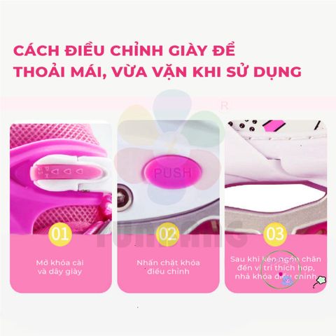Giày Trượt Patin An Toàn Cho Trẻ Em Kèm Bộ Bảo Hộ - Size S, M, L - Chắc Chắn, An Toàn, Thể Thao Mạo Hiểm