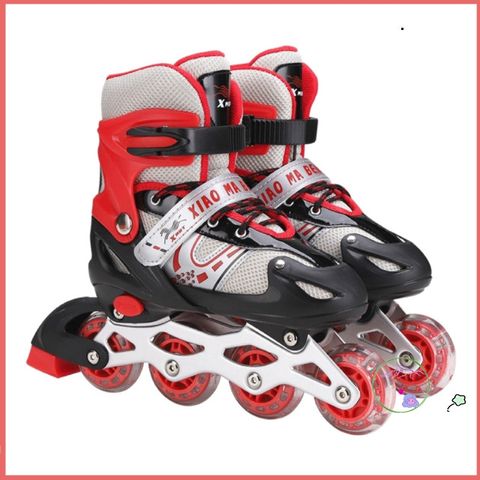 Giày Patin Bear cho trẻ em - Bánh xe phát sáng, điều chỉnh kích thước, an toàn và thú vị cho bé từ 2.5 đến 10 tuổi
