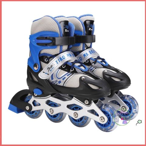 Giày Patin Bear cho trẻ em - Bánh xe phát sáng, điều chỉnh kích thước, an toàn và thú vị cho bé từ 2.5 đến 10 tuổi