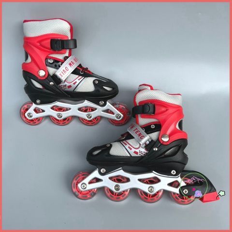 Giày Patin Bear cho trẻ em - Bánh xe phát sáng, điều chỉnh kích thước, an toàn và thú vị cho bé từ 2.5 đến 10 tuổi