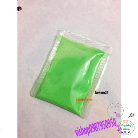 Bột Dạ Quang Phát Sáng Ban Đêm 10g Kèm Dầu Hỗ Trợ Chiếu Sáng - Trang Trí Không Gian Sống Sống Động và Sang Trọng
