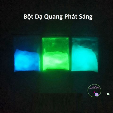 Bột Dạ Quang Phát Sáng Trong Bóng Tối 10g - Trang Trí Nội Thất, Mỹ Thuật và Sự Kiện Phát Sáng Nổi Bật