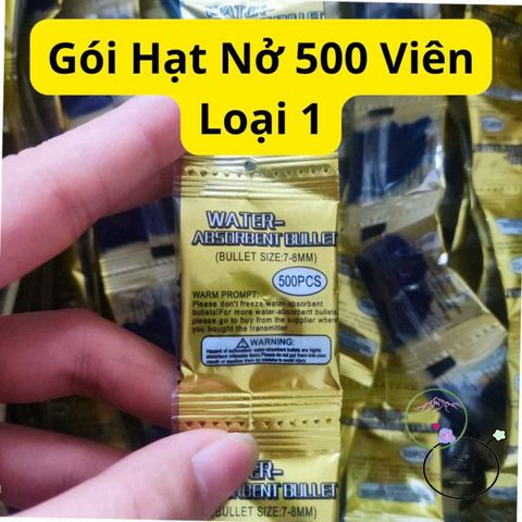 Gói 500 Viên Hạt Nở 7-8mm - Đồ Chơi Trang Trí Độc Đáo Cho Nhà Cửa, Tăng Cường Sáng Tạo Thú Vị!