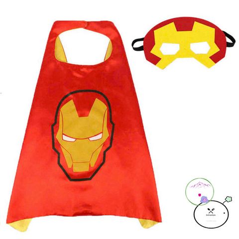 Áo Choàng Hóa Trang Marvel Cho Bé - Spider-Man & Elsa Kèm Mặt Nạ, Phù Hợp Halloween, Chất Cotton An Toàn, Độ Tuổi 2-8