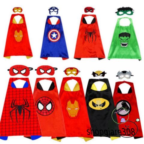 Cáo Mặt Nạ Vải Siêu Anh Hùng - Trang Phục Cosplay Nhân Vật Người Nhện Chất Liệu Cao Cấp Cho Bé, Ấn Tượng Halloween 2023