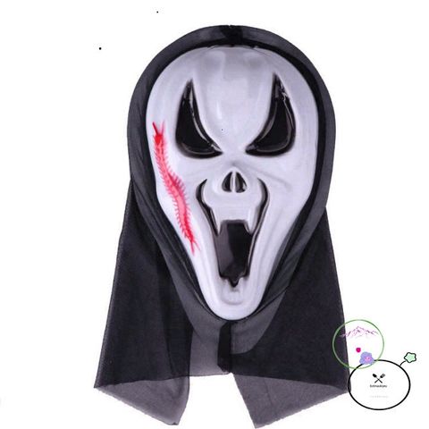 Bộ trang phục Halloween Vô Diện - Áo choàng đen và mặt nạ trắng cho cosplay, lễ hội, sự kiện, mọi lứa tuổi