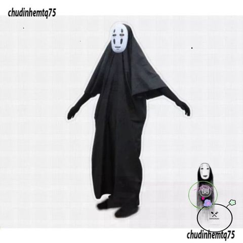 Bộ Hóa Trang Halloween Vô Diện - Mặt Nạ, Áo Choàng & Găng Tay Độc Đáo, Kích Cỡ Linh Hoạt Cho Tiệc Hóa Trang Ấn Tượng
