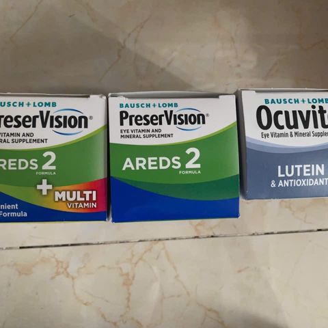 Thực Phẩm Bảo Vệ Sức Khỏe Mắt PreserVision AREDS 2 - Lutein, Zeaxanthin, Vitamin, 120 Viên Hỗ Trợ Thị Lực và Bảo Vệ Mắt