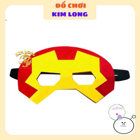 Khẩu Trang Siêu Nhân Độc Đáo - Mặt Nạ Halloween Hóa Trang Iron Man, Captain America, Hulk, Spider-Man, Batman, Superman