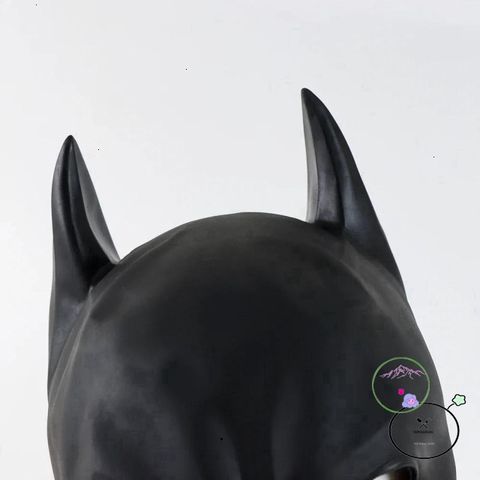Mũ Cao Su Người Dơi Đen Cosplay - Phụ Kiện Hóa Trang Bền Bỉ Cho Halloween, Đạo Cụ Chất Lượng Cao, Unisex