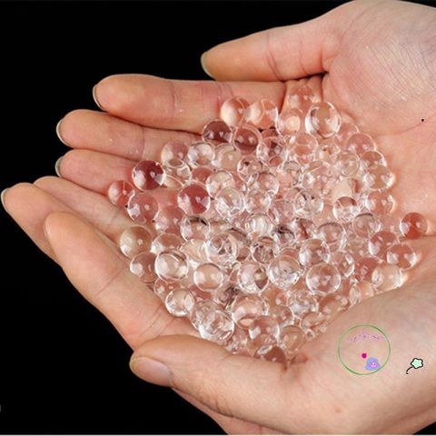 Hạt Tinh Thể Nở Ngậm Nước 50G & 100G - Đất Thủy Tinh Tự Nhiên Cho Cây Cảnh và Hoa Trang Trí - Không Cần Đất, Dễ Sử Dụng