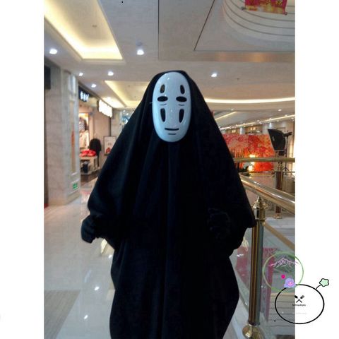 Bộ Phụ Kiện Hóa Trang Vô Diện - Áo Choàng, Mặt Nạ và Găng Tay Cosplay Halloween Độc Đáo cho Trẻ Em