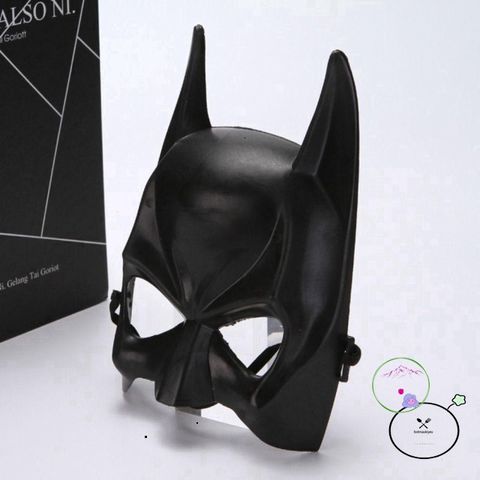 Mặt Nạ Người Dơi Cosplay - Phụ Kiện Halloween Unisex, Đạo Cụ Tiệc Tùng và Ảnh Kỷ Niệm Vui Nhộn, Kích Thước 22x15cm và 27x17cm