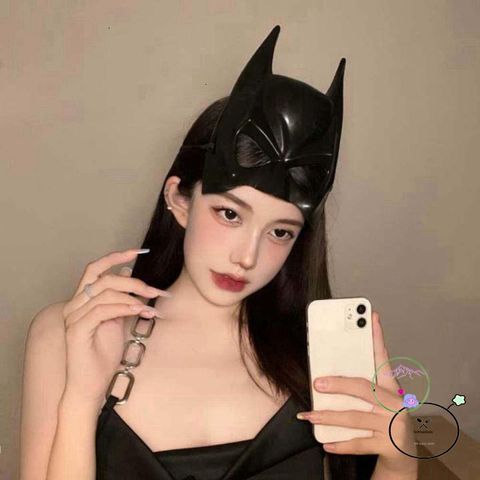 Mặt Nạ Người Dơi Halloween - Khẩu Trang Hóa Trang Siêu Ngầu, Đạo Cụ Cosplay Unisex, Vũ Hội & Tiệc Tùng