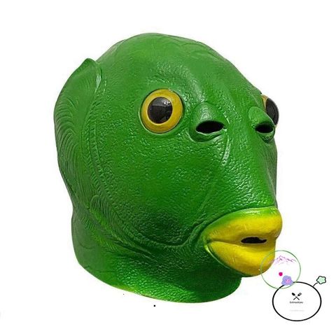 Mũ Quái Vật Biển Xanh - Mặt Nạ Vui Nhộn Dành Cho Bữa Tiệc Rave, Phong Cách Trickster An Toàn, Thân Thiện Với Môi Trường