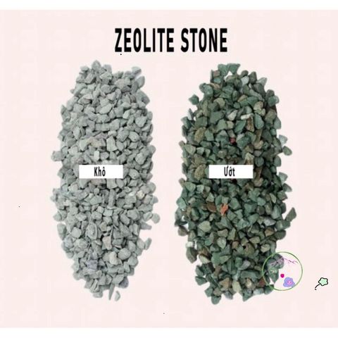 Đá Zeolite Khoáng Tự Nhiên Cho Sen Đá - Kích Thước 2-4mm & 3-6mm, Hỗ Trợ Cải Tạo Đất, Túi 1kg, Thích Hợp Trộn Giá Thể