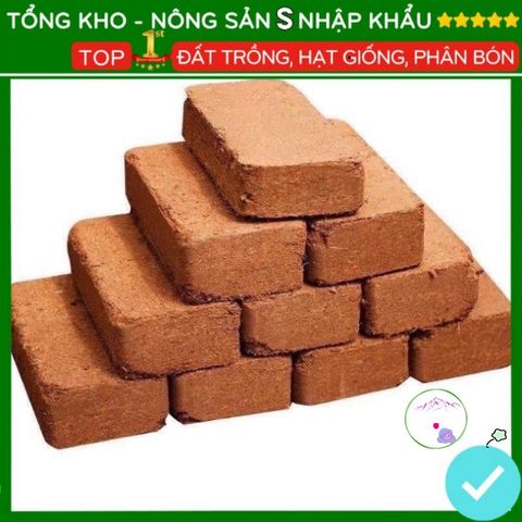Viên Đất Nén Xơ Dừa Hữu Cơ - Vật Liệu Trồng Cây Sạch, Dinh Dưỡng Tự Nhiên, Giúp Phát Triển Khỏe Mạnh 500g