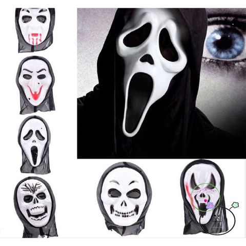 Bộ đồ Halloween Thần Chết - Áo Choàng, Mặt Nạ & Lưỡi Hái Cho Tiệc Hóa Trang, Phụ Kiện Độc Đáo