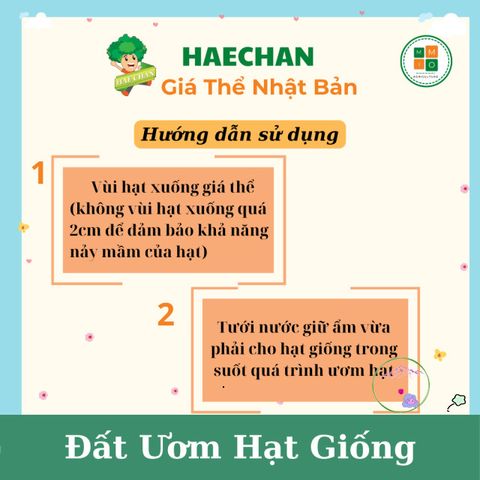 Giá Thể Xơ Dừa Ơm Hạt Giống Chuẩn Nhật Bản Haechan - Phát Triển Nhanh Cây Trồng, An Toàn Cho Nông Sản Sạch