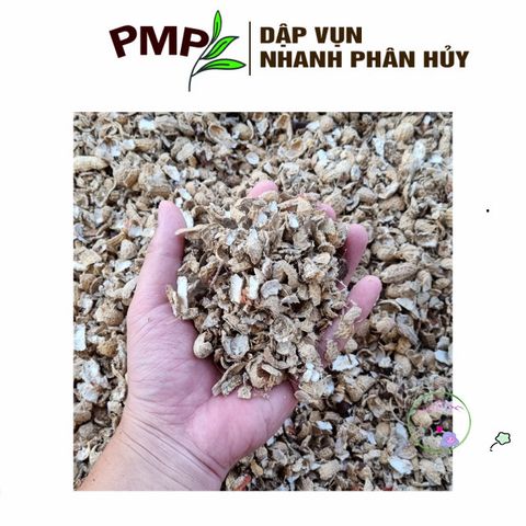 Vỏ Lạc Khô Dạng Nhuyễn 1Kg - Giá Thể Trộn Đất Giúp Cây Phát Triển Mạnh Mẽ và Giữ Ẩm Tốt cho Hoa Cảnh và Rau Sạch