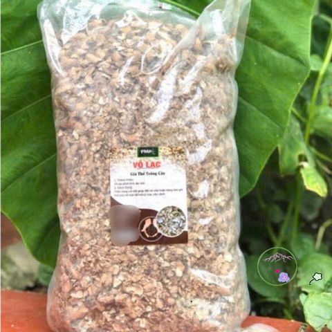 Vỏ Lạc Khô Dạng Nhuyễn 1Kg - Giá Thể Trộn Đất Giúp Cây Phát Triển Mạnh Mẽ và Giữ Ẩm Tốt cho Hoa Cảnh và Rau Sạch