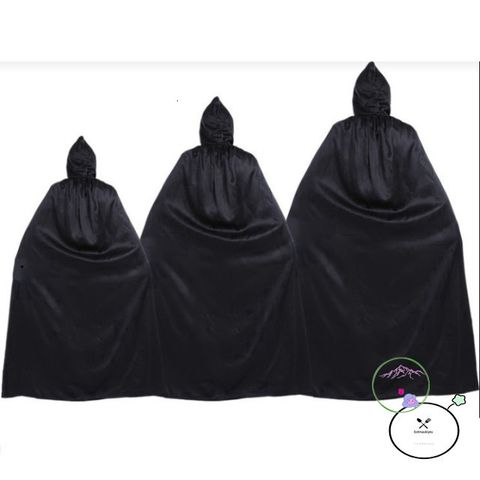 Trang Phục Thần Chết Halloween Cao Cấp - Bộ Quần Áo Ma Hóa Trang Cho Cả Nam Nữ với Mặt Nạ và Găng Tay, Phong Cách Châu Âu & Mỹ