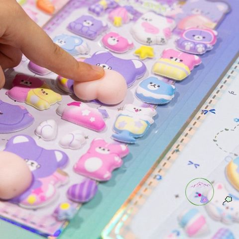 Miếng Dán Bong Bóng ZAOFAHUA - Hình Ảnh Hoạt Hình Dễ Thương Giúp Giảm Stress, Trang Trí Điện Thoại và Đồ Chơi Trẻ Em