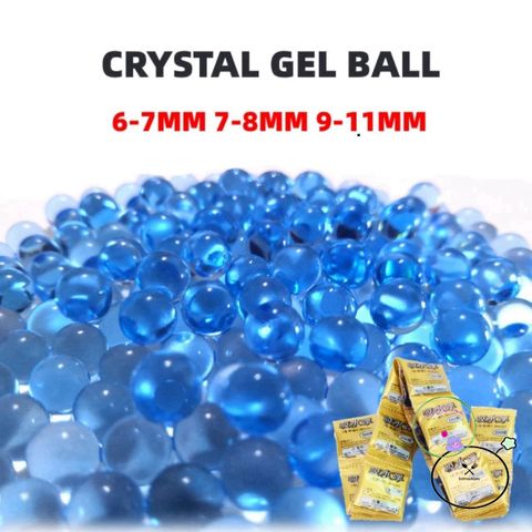 Combo 5 Gói Hạt Nở Cao Cấp 2500 Viên Cho Trang Trí Bình Hoa, Đường Kính 7-8mm, Dẻo Dai, Hút Nước Tốt