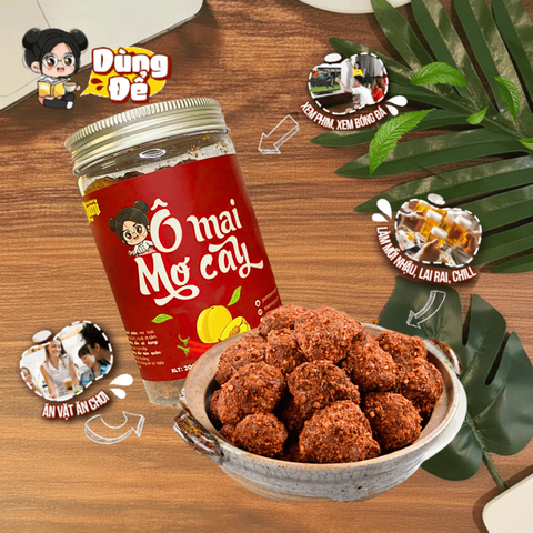 Ô Mai Mơ Cay Yumi - Snack Xí Muội Ngọt Ngào Vị Chua Cay Độc Đáo - Thực Phẩm Handmade Việt Nam 150g