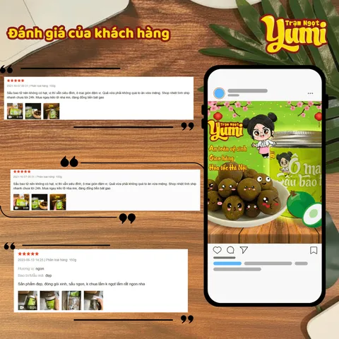 Ô Mai Sấu Bao Tử Yumi - Mứt Chua Ngọt 150g, Snack Thực Phẩm Việt Nam, Đặc Sản Dưỡng Họng, Ăn Ngay Thơm Ngon