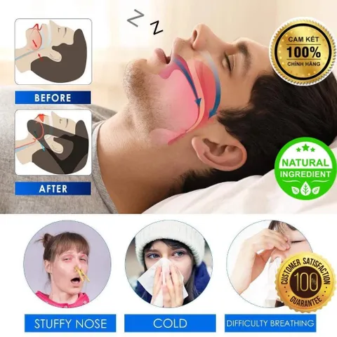 Chai Xịt Thảo Mộc 100% Giảm Ngáy Ngủ, Nghẹt Mũi, Viêm Mũi - Hỗ Trợ Giấc Ngủ Sâu và Khó Thở, Giải Pháp Tiện Lợi cho Mọi Lứa Tuổi