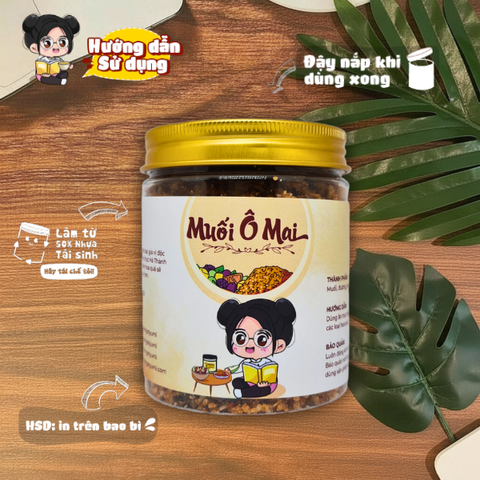Muối Ô Mai Xí Muội Yumi 250g - Nguyên liệu ăn vặt Ngon Chiêu Đãi Hoa Quả, Phòng Ngừa Ho Tuyệt Vời