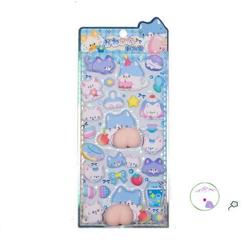 Hình Dán 3D Hoạt Hình Mông Nhỏ Đáng Yêu - Trang Trí Điện Thoại Handmade Sáng Tạo Dành Cho Trẻ Em, DIY Thú Vị