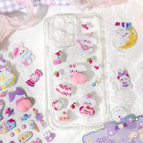 Nhãn Dán Xốp Vui Nhộn 3D RISEDOT - Hình Dán Mông Anime Đáng Yêu Giảm Căng Thẳng, Trang Trí Điện Thoại, Quà Tặng Hài Hước