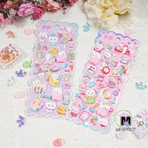 Miếng Dán 3D Hoạt Hình Động Vật Mềm Mại DIY - Trang Trí Điện Thoại và Văn Phòng Đáng Yêu, Chất Liệu Cao Cấp, Giảm Căng Thẳng