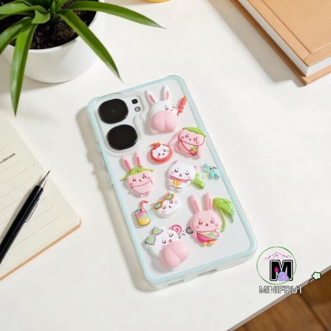 Miếng Dán 3D Hoạt Hình Động Vật Mềm Mại DIY - Trang Trí Điện Thoại và Văn Phòng Đáng Yêu, Chất Liệu Cao Cấp, Giảm Căng Thẳng