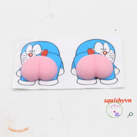 Miếng Dán Silicon Hình Quả Đào - Đáng Yêu, Giảm Stress Cho Điện Thoại, Ô Tô & Cửa - Món Quà Thú Vị Cho Fans Sáng Tạo