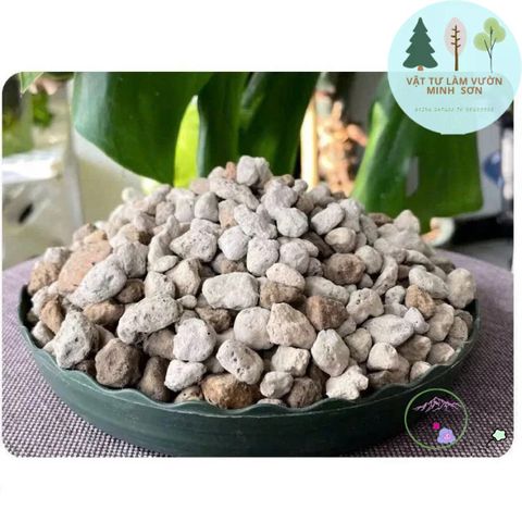 Đá bọt PUMICE 1kg - Vật liệu trồng cây sen đá, rau thủy canh và lọc nước cho hồ cá - Chất lượng Indonesia