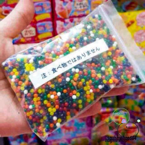 Gói 100g Hạt Nở Nhật Bản Đa Dạng Màu Sắc - Trang Trí Nội Thất, Trồng Cây và Làm Slime Sáng Tạo