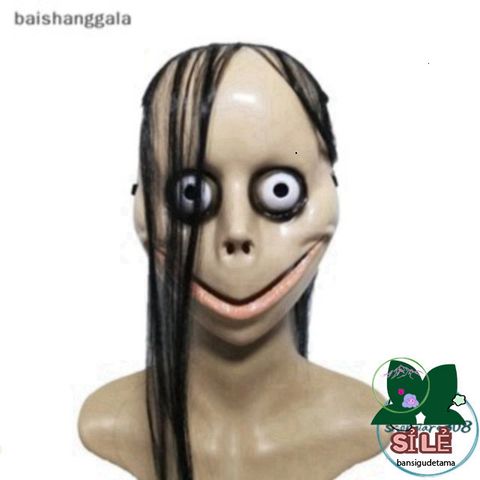 Mặt Nạ Halloween Momo Quái Đản - Thiết Kế Hóa Trang Ma Quái Cao Cấp, Phù Hợp Cho Bữa Tiệc Hóa Trang và Lễ Hội