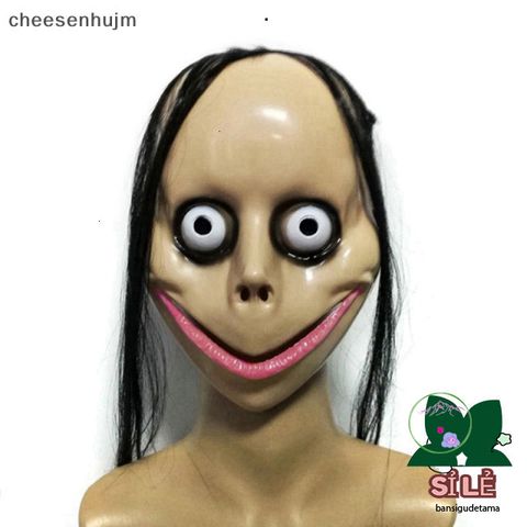 Mặt Nạ Halloween Tóc Dài Chữ V Đáng Yêu - Phụ Kiện Trang Trí Cosplay Tiệc Halloween Cho Người Lớn